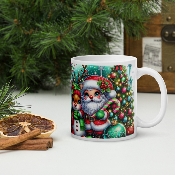 Cana Craciun 11 oz / 330 ml – ceramica – model festiv [3]