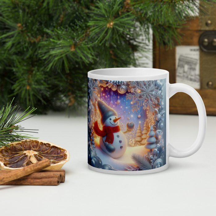 Cana Craciun 11 oz / 330 ml – ceramica – model festiv [2]