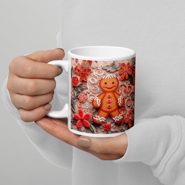 Cana Craciun 11 oz / 330 ml – ceramica – model festiv [4]