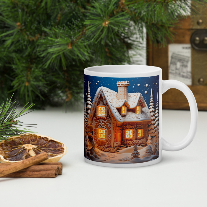 Cana Craciun 11 oz / 330 ml – ceramica – model festiv [1]