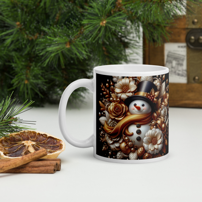 Cana Craciun 11 oz / 330 ml – ceramica – model festiv [3]