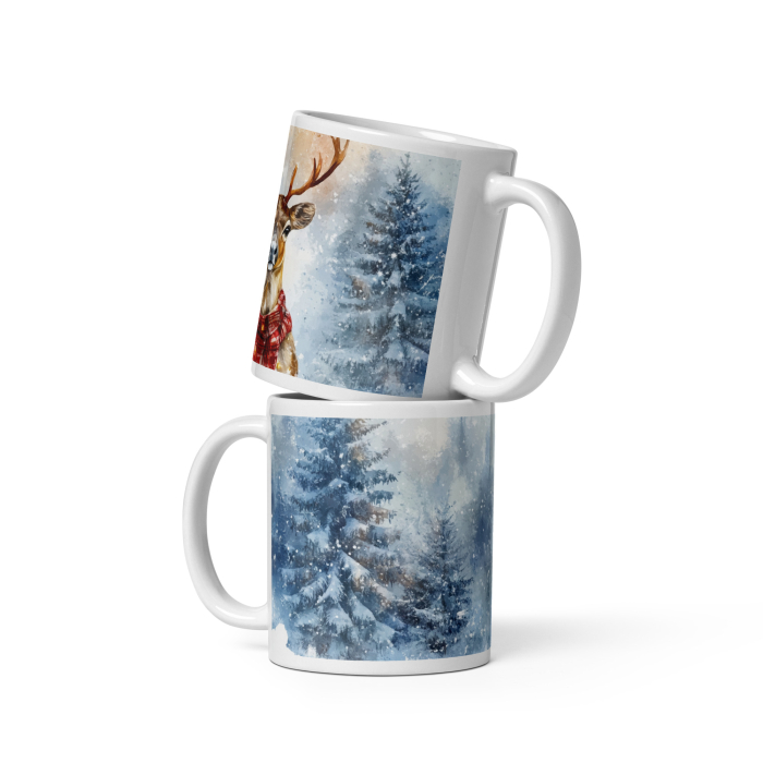 Cana ceramica Craciun 330 ml (11 oz) – design festiv, rezistenta [2]