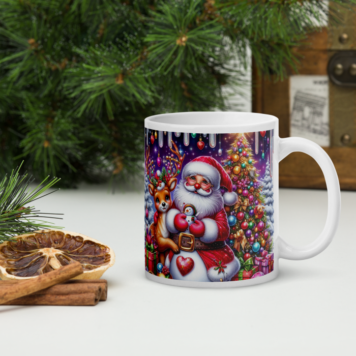 Cana Craciun 11 oz / 330 ml – ceramica – model festiv [2]