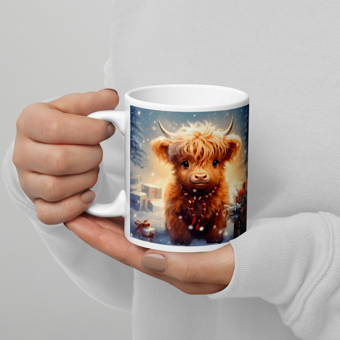 Cana Craciun 11 oz / 330 ml – ceramica – model festiv [4]