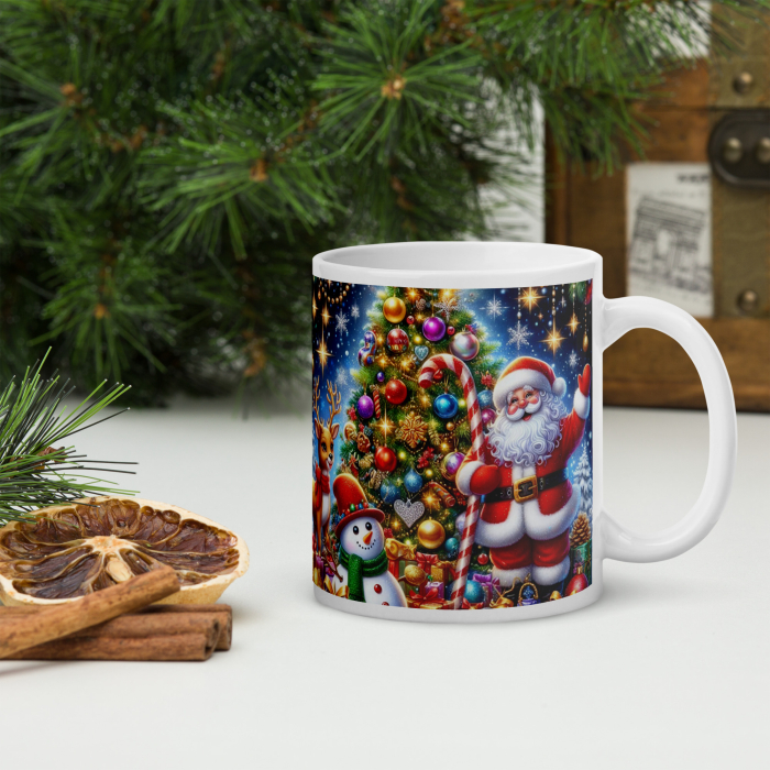 Cana Craciun 11 oz / 330 ml – ceramica – model festiv [1]