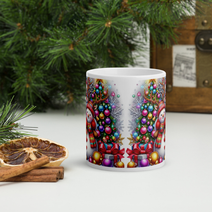 Cana Craciun 11 oz / 330 ml – ceramica – model festiv [3]