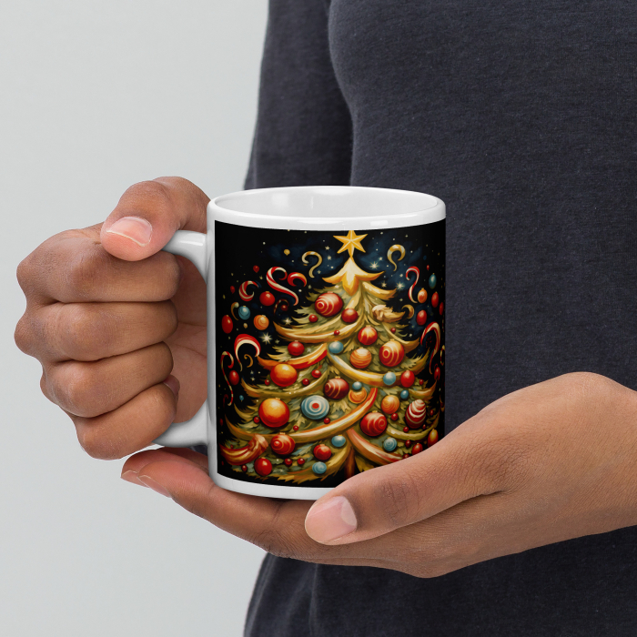 Cana Craciun 11 oz / 330 ml – ceramica – model festiv [5]