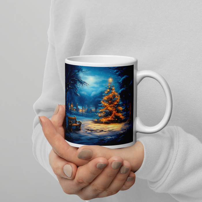 Cana Craciun 11 oz / 330 ml – ceramica – model festiv [5]