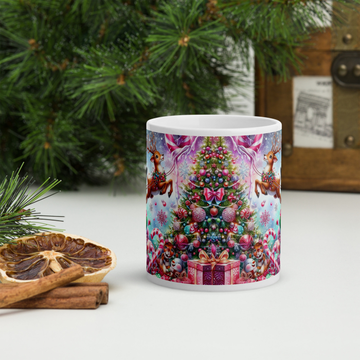 Cana Craciun 11 oz / 330 ml – ceramica – model festiv [3]