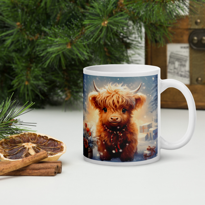 Cana Craciun 11 oz / 330 ml – ceramica – model festiv [2]