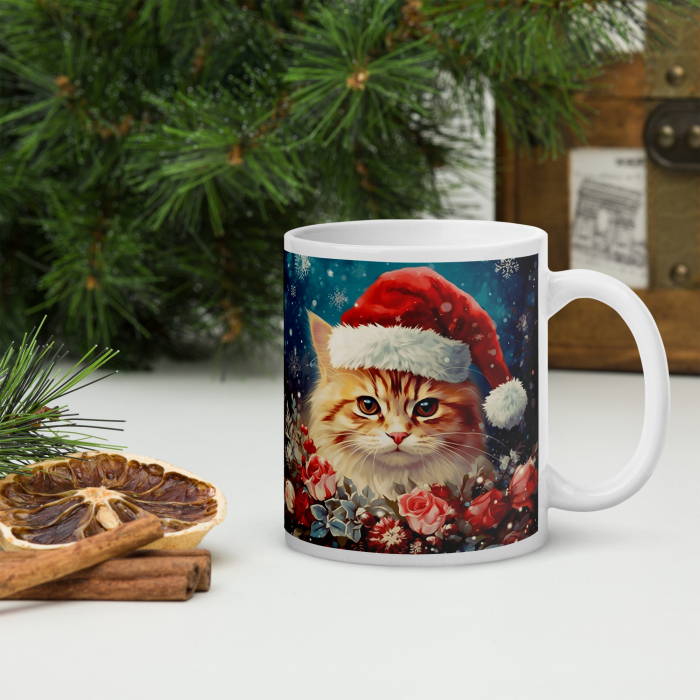 Cana Craciun 11 oz / 330 ml – ceramica – model festiv [2]