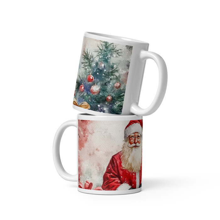 Cana ceramica Craciun 330 ml (11 oz) – design festiv, rezistenta [2]