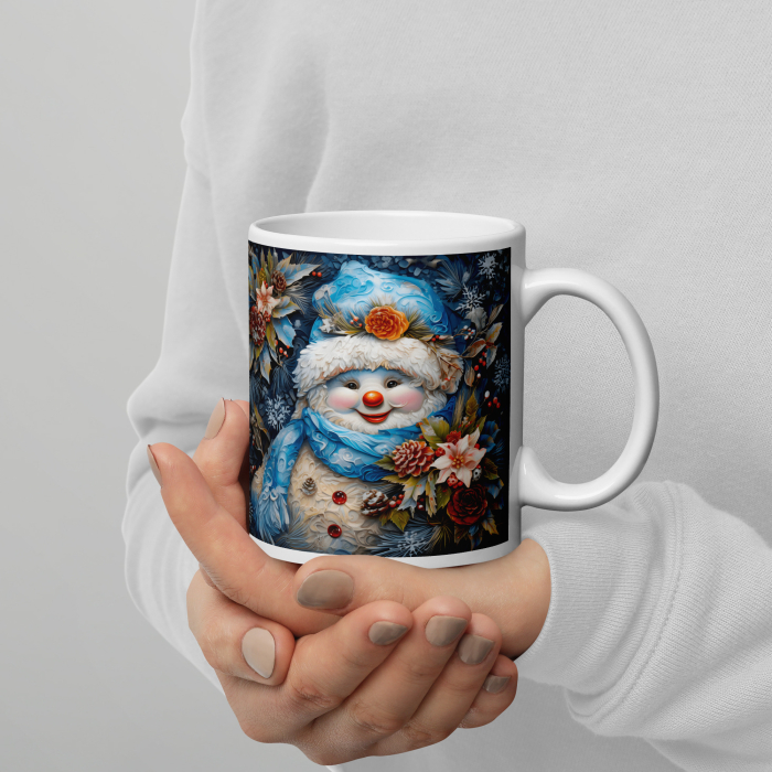 Cana Craciun 11 oz / 330 ml – ceramica – model festiv [4]