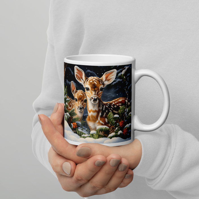 Cana Craciun 11 oz / 330 ml – ceramica – model festiv [5]