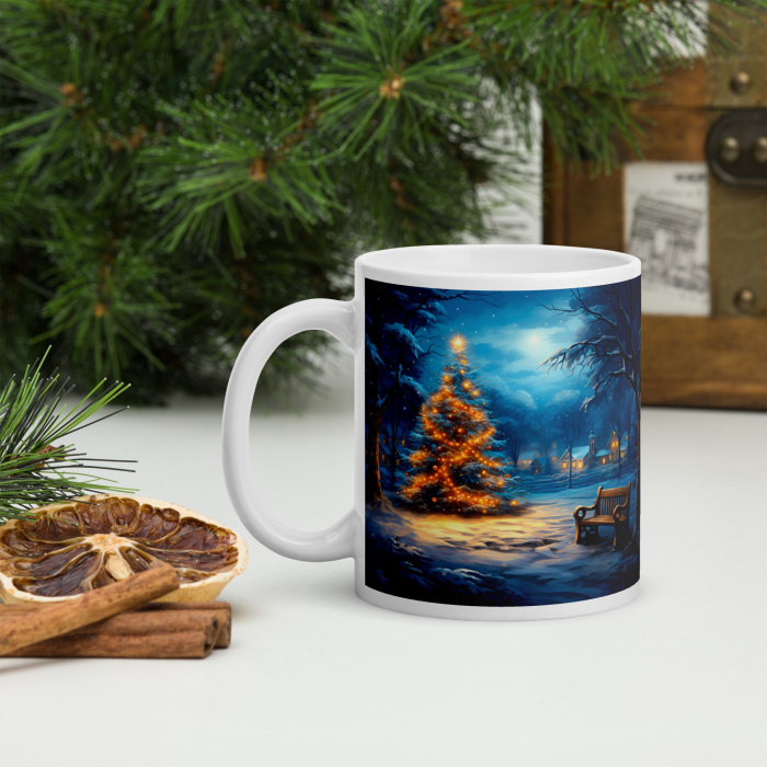 Cana Craciun 11 oz / 330 ml – ceramica – model festiv [1]