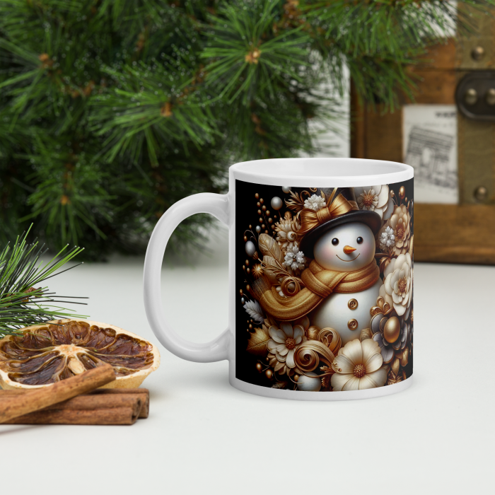 Cana Craciun 11 oz / 330 ml – ceramica – model festiv [1]