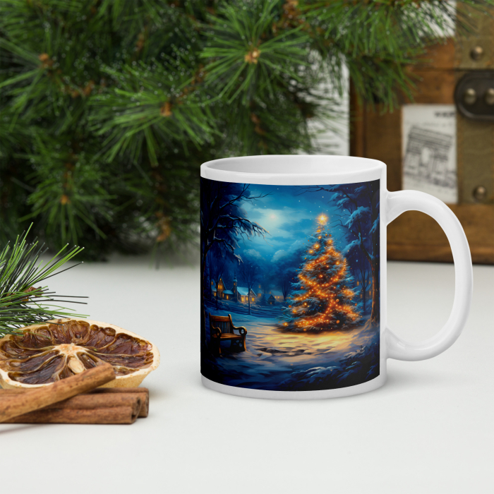 Cana Craciun 11 oz / 330 ml – ceramica – model festiv [3]