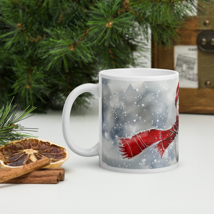 Cana ceramica Craciun 330 ml (11 oz) – design festiv, rezistenta [3]