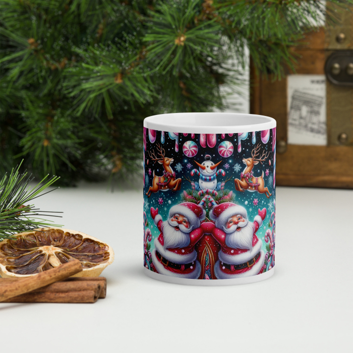 Cana Craciun 11 oz / 330 ml – ceramica – model festiv [3]