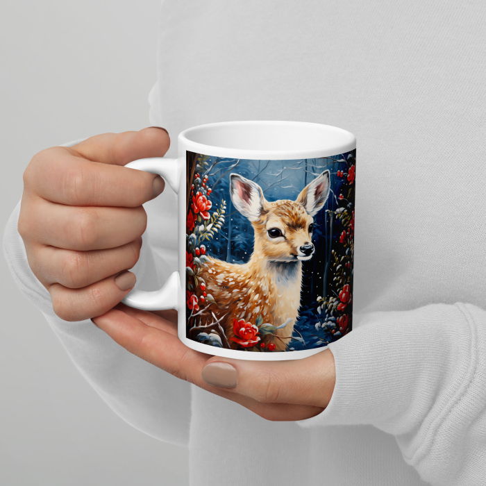 Cana Craciun 11 oz / 330 ml – ceramica – model festiv [4]