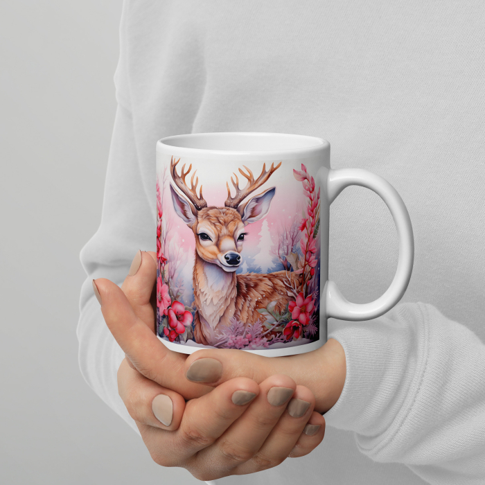 Cana Craciun 11 oz / 330 ml – ceramica – model festiv [5]