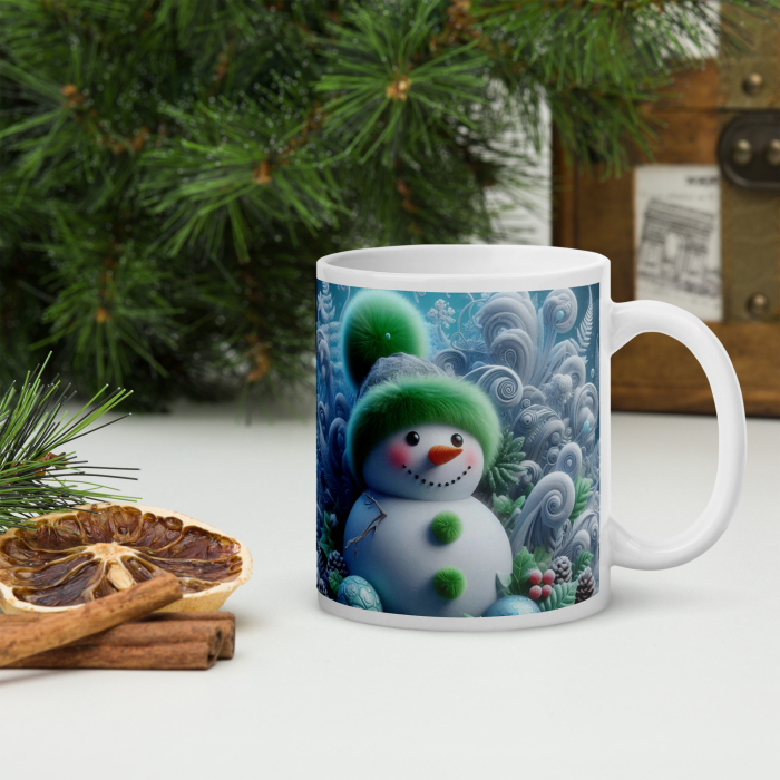 Cana Craciun 11 oz / 330 ml – ceramica – model festiv [2]