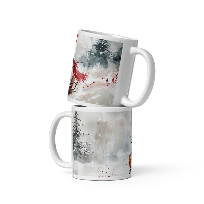 Cana ceramica Craciun 330 ml (11 oz) – design festiv, rezistenta [2]