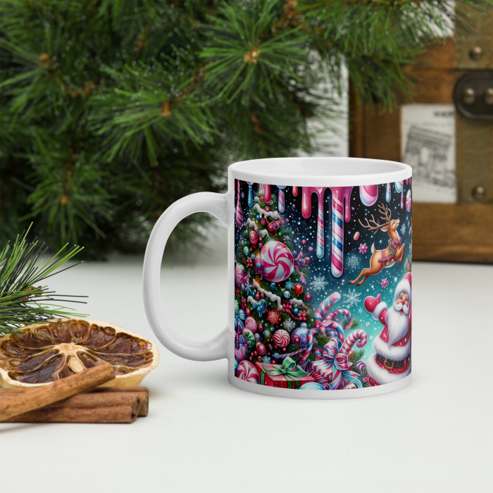 Cana Craciun 11 oz / 330 ml – ceramica – model festiv [2]