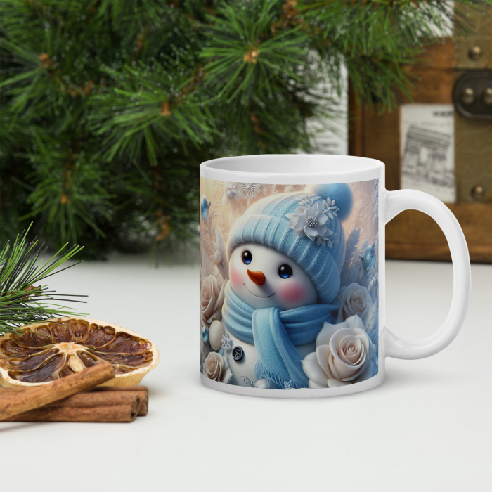 Cana Craciun 11 oz / 330 ml – ceramica – model festiv [3]