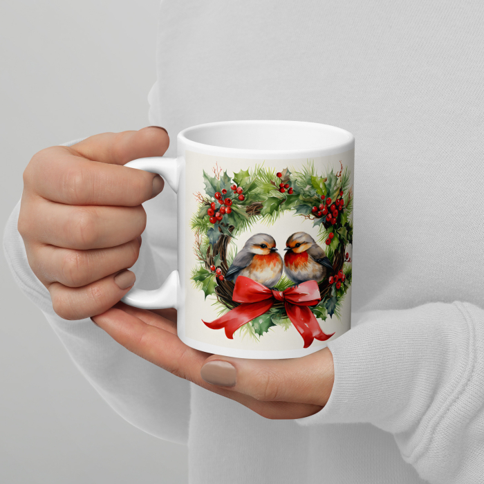 Cana Craciun 11 oz / 330 ml – ceramica – model festiv [4]