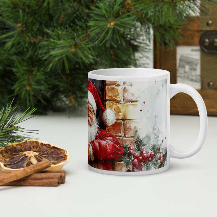 Cana ceramica Craciun 330 ml (11 oz) – design festiv, rezistenta [4]