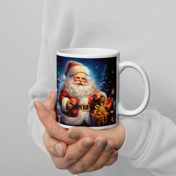 Cana Craciun 11 oz / 330 ml – ceramica – model festiv [5]