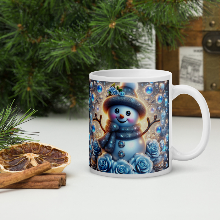 Cana Craciun 11 oz / 330 ml – ceramica – model festiv [2]