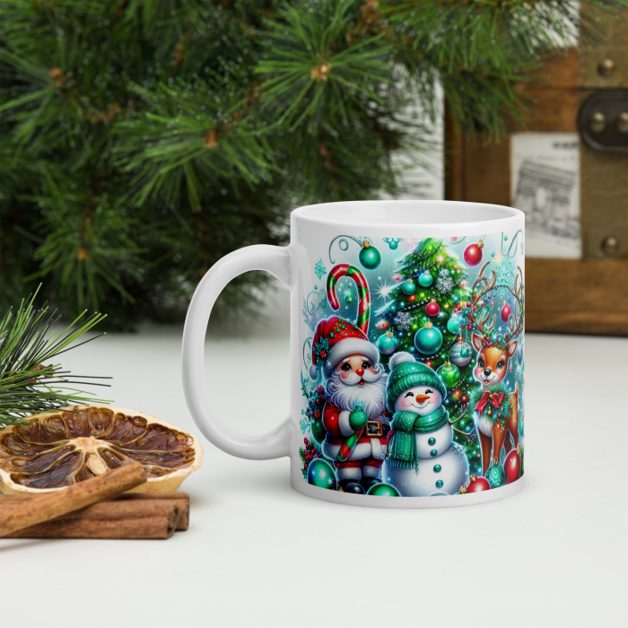 Cana Craciun 11 oz / 330 ml – ceramica – model festiv [2]