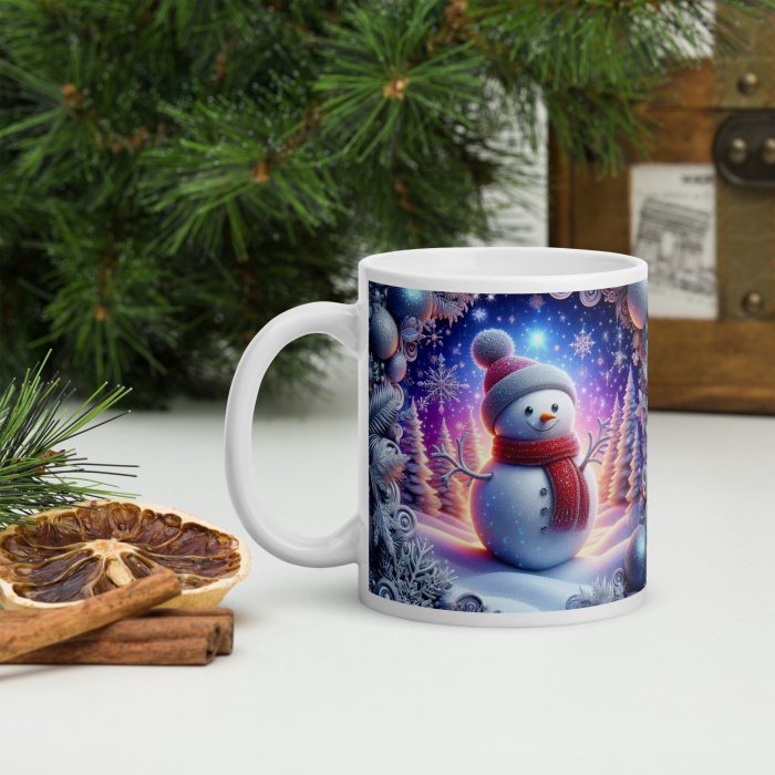 Cana Craciun 11 oz / 330 ml – ceramica – model festiv [2]