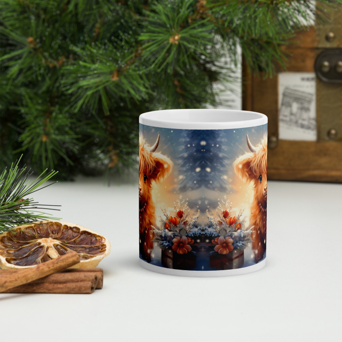 Cana Craciun 11 oz / 330 ml – ceramica – model festiv [3]