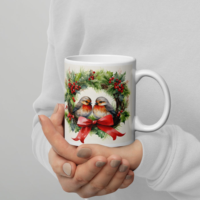 Cana Craciun 11 oz / 330 ml – ceramica – model festiv [5]