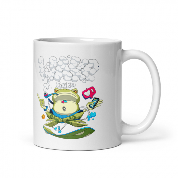 Cana ceramica cu ilustratie simbolica – Design inedit si expresiv – 330 ml [4]