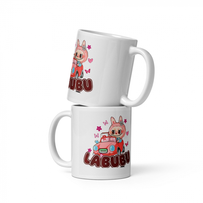 Cana Labubu 330 ml, ceramica – Design adorabil, perfectă pentru revânzare, [4]