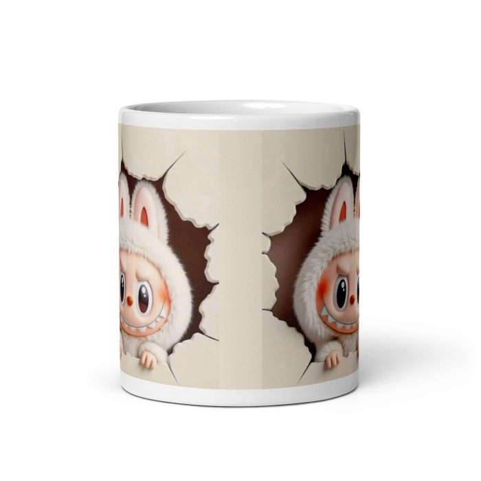 Cana Labubu 330 ml, ceramica – Design adorabil, perfectă pentru revânzare, [6]