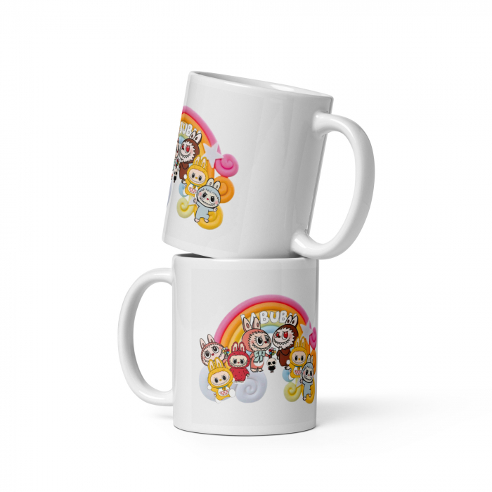 Cana Labubu 330 ml, ceramica – Design adorabil, perfectă pentru revânzare, [4]