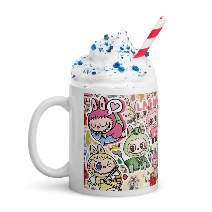 Cana Labubu 330 ml, ceramica – Design adorabil, perfectă pentru revânzare,  [3]