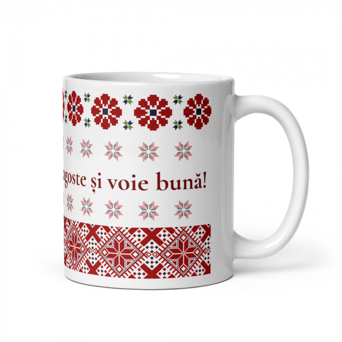 Cana personalizată – Cadou special cu motive tradiționale – 330 ml (11 oz)  [3]