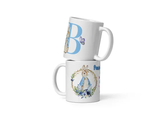 Cana personalizata, Initiala B - Cadou Special de Paste – 11 oz. 330 ml  [1]