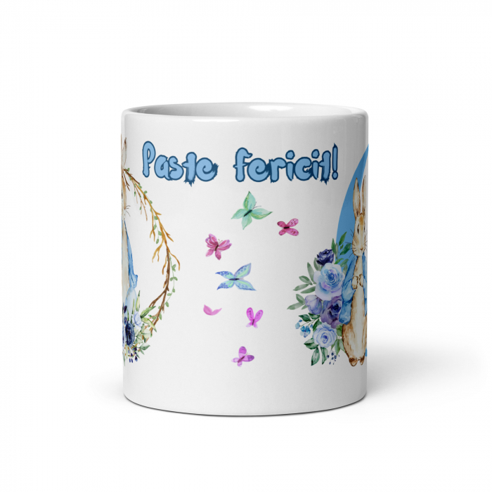 Cana personalizata, Initiala G - Cadou Special de Paste – 11 oz. 330 ml  [5]
