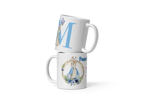 Cana personalizata, Initiala M - Cadou Special de Paste – 11 oz. 330 ml  [1]