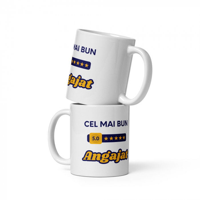 Cana personalizata Pentru cel mai bun angajat – Cadou special – 330 ml  [2]