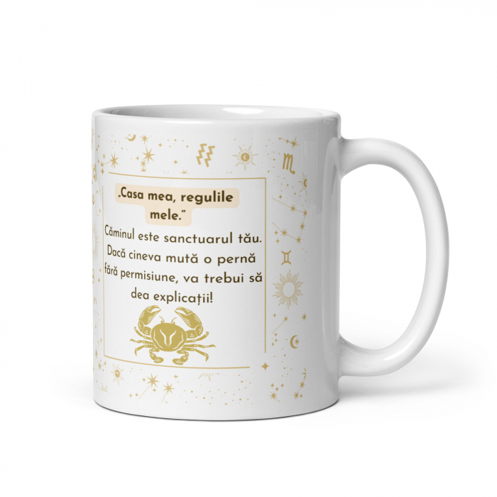 Cana personalizata „Rac – Sensibilitate si Loialitate” – 11 oz. 330 ml  [6]