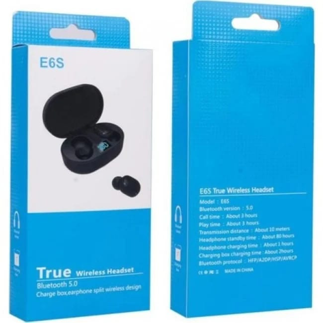 Casti wireless E6S, 3.7v, semnal pana la 10m, autonomie 3.5h  [4]