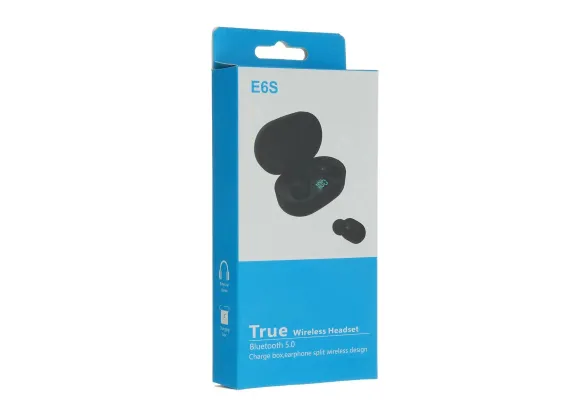 Casti wireless E6S, 3.7v, semnal pana la 10m, autonomie 3.5h  [1]